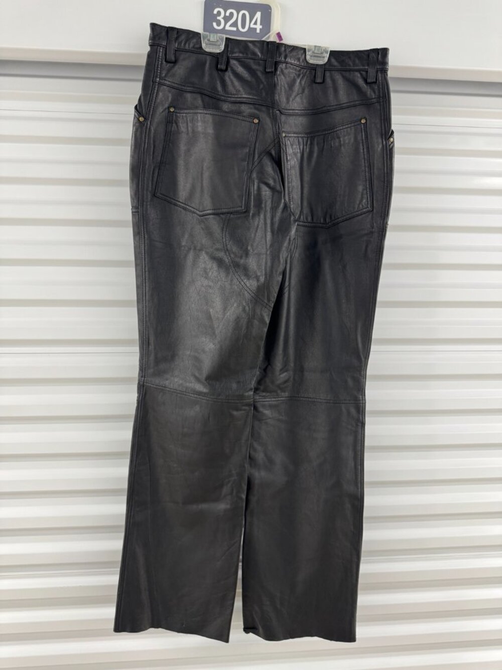 Wilsons Leather M. Julian black leather pants in men’s size 34 - Picture 2 of 5